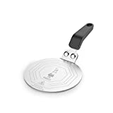Bialetti Stainless Steel Plate, Heat Diffuser Cooking Induction Adapter, Steel