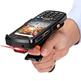 MUNBYN Android Barcode Scanner, 2D Zebra Scanner, Rugged IP67 Android Barcode Scanner Pistol Grip, Android 9.0 Scanner, 4G WiFi Android Scanner Handheld for Warehouse, Inventory