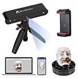 Revopoint POP 3D Scanner with Turntable 0.3mm Accuracy 8 Fps Scan Speed Desktop and Handheld Fixed/Auto Scan Mode for Face and Body Scanning Modes for Color 3D Printing - A3
