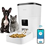 Dokoo Automatic Cat Feeder App Control - Wi-Fi Enabled Smart Cat Food Dispenser with Portion Control & Timer Setting, Auto Dog Feeder 1-10 Meals, Voice Record, Small & Medium Pets, BPA-Free, 3L/13cup
