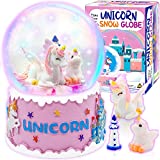YOFUN Make Your Own Unicorn Snow Globe, Unicorn Craft Kit for Kids, Water Globe Making Kit with Rainbow Lights & Music, Unicorn Gifts for Girls, Unicorn Toys for 5 6 7 8 9 10 Year Old Girl Gifts