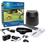 PetSafe Stay & Play Compact Wireless Fence, LCD Screen to Adjust the Circular Boundary, Secure up to 3/4 Acre Area, Use for All Your Pets, Portable System from the Parent Company of INVISIBLE FENCE Brand