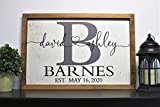 Wedding gifts personalized signs-bridal shower gift-established wedding sign-in wedding shower gift last name establish-sign wedding-custom