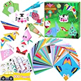 Origami Paper for Kids Crafts - 300 Vivid Origami Papers 100 Origami Objects + Instruction Origami Book + Gift Box, Origami for Kids Adults Beginners, Discover The Joy of Creation by Your Own Hand