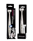 Petosan SilentPower Double-Headed Sonic Toothbrush for Small to Large Dogs, Assorted Color