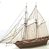 YYID Wooden Model Nautical Decor,3D Puzzle Pirate Ship Large Model Kit,Model Building Kits,Desk Decor Sailboat Vessel Hard Puzzles for Adults Gifts for Men Women Kids Birthday Gifts