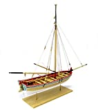 MS1457CBT Model SHIPWAYS 18TH Century Longboat Starter KIT with Tools - 1:48 Scale Wood Plank-on-Frame