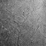 EZ FAUX DECOR Marble Self-Adhesive Granite Gray Matte Soapstone Roll Kitchen Countertop Cabinet Furniture Instantly Update. Easy to Remove Thick Waterproof PVC Vinyl Laminate Film. 36' x 120'