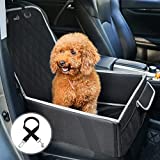 Dog Car Seat for Small Dogs [with Seat Belt], Pecute Extra Stable Pet Car Seat with Storage Pockets, Dog Booster Seat for Front & Back Seat, Suitable for Cars Trucks SUV Sedans