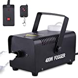VIRFUN Fog Machine, 400W, Wireless&Wired Remote Control Smoke Machine for Parties Halloween and Stage Effect with Overheat Protect