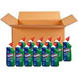 Clorox Toilet Bowl Cleaner with Bleach, Fresh Scent - 24 Ounces, 12 Bottles/Case (00031)