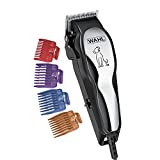 Wahl Clipper Pet-Pro Dog Grooming Kit - Quiet Heavy-Duty Electric Corded Dog Clipper for Dogs & Cats with Thick & Heavy Coats - Model 9281-210, Chrome/Gray