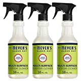 Mrs. Meyer's Multi-Surface Cleaner Spray, Everyday Cleaning Solution for Countertops, Floors, Walls and More, Lemon Verbena, 16 fl oz - Pack of 3 Spray Bottles