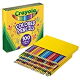 Crayola Colored Pencils Adult Coloring Set, Gift, 100 Count