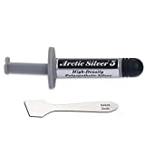 Arctic Silver 5 Thermal Cooling Compound Paste 3.5g Heatsink Paste High-Density Polysynthetic Silver with Bonus Tool (Arctic Silver with Bonus Tool)