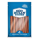 Best Bully Sticks 4 Inch All-Natural Bully Sticks for Dogs - 4” Fully Digestible, 100% Grass-Fed Beef, Grain and Rawhide Free | 8 oz