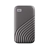 WD 4TB My Passport SSD External Portable Solid State Drive, Grey, Up to 1,050 MB/s, USB 3.2 Gen-2 and USB-C Compatible (USB-A for older systems) – WDBAGF0040BGY-WESN