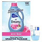 Downy Eco-box Ultra Concentrated Liquid Fabric Conditioner (fabric Softener), April Fresh, 180 Loads, 105 Fl Oz