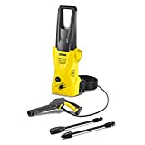 Karcher 1.602-224.0 1600 PSI Electric Power Pressure Washer with Vario & Dirtblaster Spray Wands, 1.25 GPM, Yellow