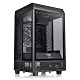 Thermaltake Tower 100 Black Edition Tempered Glass Type-C (USB 3.1 Gen 2) Mini Tower Computer Chassis supports Mini-ITX CA-1R3-00S1WN-00