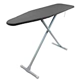 Homz T-Leg Ironing Board, Made in the USA, Gray and White