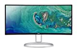 Acer EH301CUR bipx 30' Curved 1800R UltraWide Full HD (2560 x 1080) Monitor with AMD FreeSync Premium Technology | 21:9 Aspect Ratio | 144Hz (Display Port & HDMI Ports)