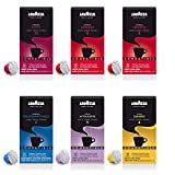 Lavazza Espresso Capsules Compatible with Nespresso Original Machines Variety Pack (Pack of 60) ,Value Pack, Blended and roasted in Italy, 6 Packs of 10 single serve Nespresso pods