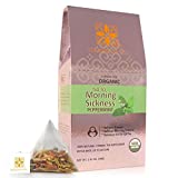 Secrets Of Tea Morning Sickness Relief Pregnancy Tea -Organic Peppermint - Morning Sickness Relief, Cramps, Nausea, Constipation & All Pregnancy Discomfort -Can Be Served Hot or Cold up to 60 Cups- No Caffeine 20 Count(1 Pack)
