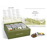 Tea Forte Assorted Tea Gift Set, 28 Assorted Loose Leaf Teas, Single Steeps Tea Chest Gift Box, Classic Flavored Tea
