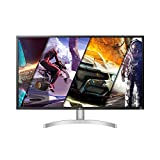 LG 32UL500-W 32 Inch UHD (3840 x 2160) VA Display with AMD FreeSync, DCI-P3 95% Color Gamut and HDR 10 Compatibility, Silver/White, Silve/White