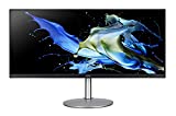 Acer CB342CK smiiphzx 34' UltraWide QHD (3440 x 1440) IPS Zero Frame Monitor with AMD Radeon FREESYNC Technology - HDR Ready, 1ms VRB, 75Hz Refresh, Silver