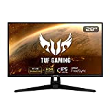 ASUS TUF Gaming VG289Q1A 28” HDR Monitor, 4K UHD (3840 x 2160), IPS, Adaptive-Sync/ FreeSync, Eye Care, DisplayPort HDMI, DCI-P3 HDR 10, Shadow Boost, Black
