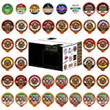 Flavored Decaf Coffee Pods Variety Pack, Great Mix of Decaffeinated Coffee Pods Compatible with all Keurig K Cups Brewers, 40 Count Bulk Coffee Pods Pack