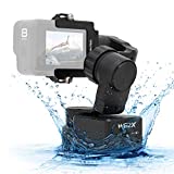 FeiyuTech WG2X-Official 3-Axis Gimbal for GoPro Hero 10/9(Uncontrollable)/8/7/6/5/4 AEE YI 4K Wearable Stabilizer Bike Bicycle/Helmet/Car Mounting Gimble for Action Camera
