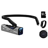 Camcorder 4K Video Camera ORDRO EP7 Portable FPV Vlog Camcorder 4K 60FPS Head-Wearable Video Camera with Gimbal Stabilizer, Remote Control and 64GB Micro SD Card