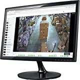 22' 1080P Thin LED Monitor with HDMI VGA for CCTV DVR NVR with Built in Speaker Wide Viewing Angle 170° (Horizontal) / 160° (Vertical)