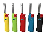 MK Lighter 10PCS Assorted Colors Candle Lighters, Windproof Flame, Ideal as Lighters for Candle, BBQ Lighters, Camping Lighters, Outdoor Lighters, Butane Refillable Lighters, Multipurpose Lighters