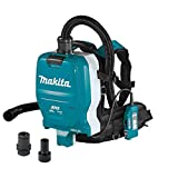 Makita XCV10ZX 18V X2 LXT® Lithium-Ion (36V) Brushless Cordless 1/2 Gallon HEPA Filter Backpack Dry Dust Extractor, AWS™ Capable, Tool Only