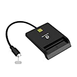 ZOWEETEK Type C CAC Reader, Smart Card Reader DOD Military USB Common Access CAC, Compatible with Windows, Mac OS
