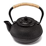 TOWA Workshop Japanese Tetsubin Tea Kettle Cast Iron Teapot with Stainless Steel Infuser (900ML)