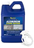 STAR BRITE Ultimate Aluminum Cleaner & Restorer - Safely Clean Pontoon Boats, Jon Boats & Canoes - 64 OZ with Sprayer (087764)
