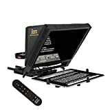 Ikan 22-inch Elite Universal Large Tablet Teleprompter for Surface Pro & iPad Pro, Beam Splitter 70/30 Glass w/Remote (PT-Elite-PRO-RC) - Black