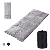Camping Sleeping Pad, Camping Cot Pad for Adults, Comfortable Thicker Velet Sleeping Cot Pad Mattress, 75'x29' Lightweight Foldable Sleeping mats for Hiking Backpacking Traveling,Gray