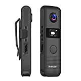 BOBLOV C18 WiFi 1080P Body Camera with OLED Screen and One Big Button for Recording 4Hours 1080P Recording Clip for Wearable (32GB)