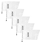 Movo (5 Pack) RC1 Clear Rain Cover for DSLR Camera and Lens up to 18' Long