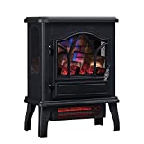 duraflame DFI-470-04, Black Infrared Quartz Fireplace Stove