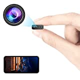 Smallest Spy WiFi Camera,HD1080P Wireless Remote Camera,Portable Wireless IP Camera, Nanny Cam Baby Monitor with Night Vision, Motion Detection,Cloud Storage, Remote Viewing for iOS Android Phone APP