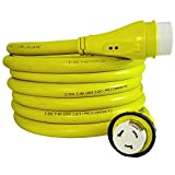 Marvine Boat Shore Power Cord Extension 25FT 125/250V 50 Amp NEMA SS2-50P to SS2-50R Female STW6/4 Cable