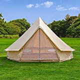 Outdoor Luxury Glamping Bell Tents for Boutique Camping and Occasional family Camping Trips and Festivals and human shelter for inhabiting or leisure