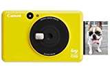 Canon Ivy CLIQ Instant Camera Printer, Mini Photo Printer with 2'X3' Sticky-Back Photo Paper(10 Sheets), Bumblebee Yellow